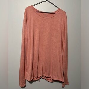 Askya XL Long sleeve cross back top.